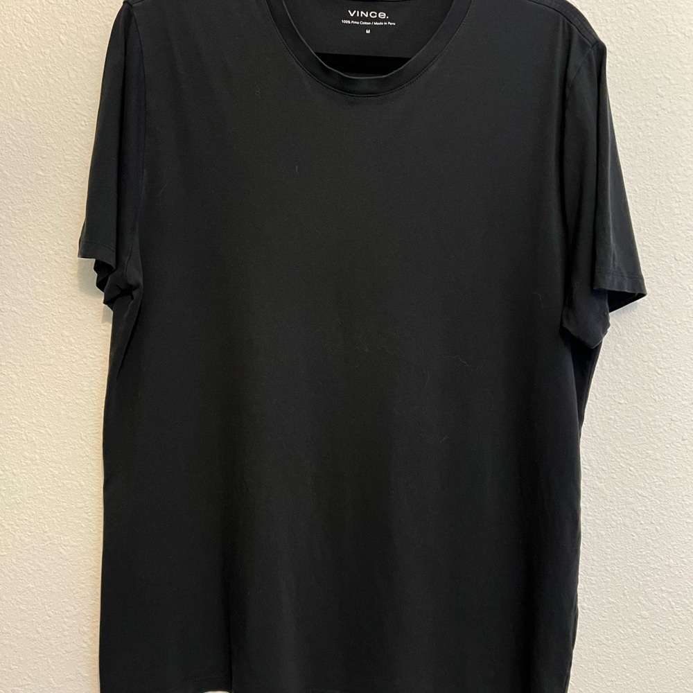#1045 Vince Classic Black Short Sleeve Tee Medium